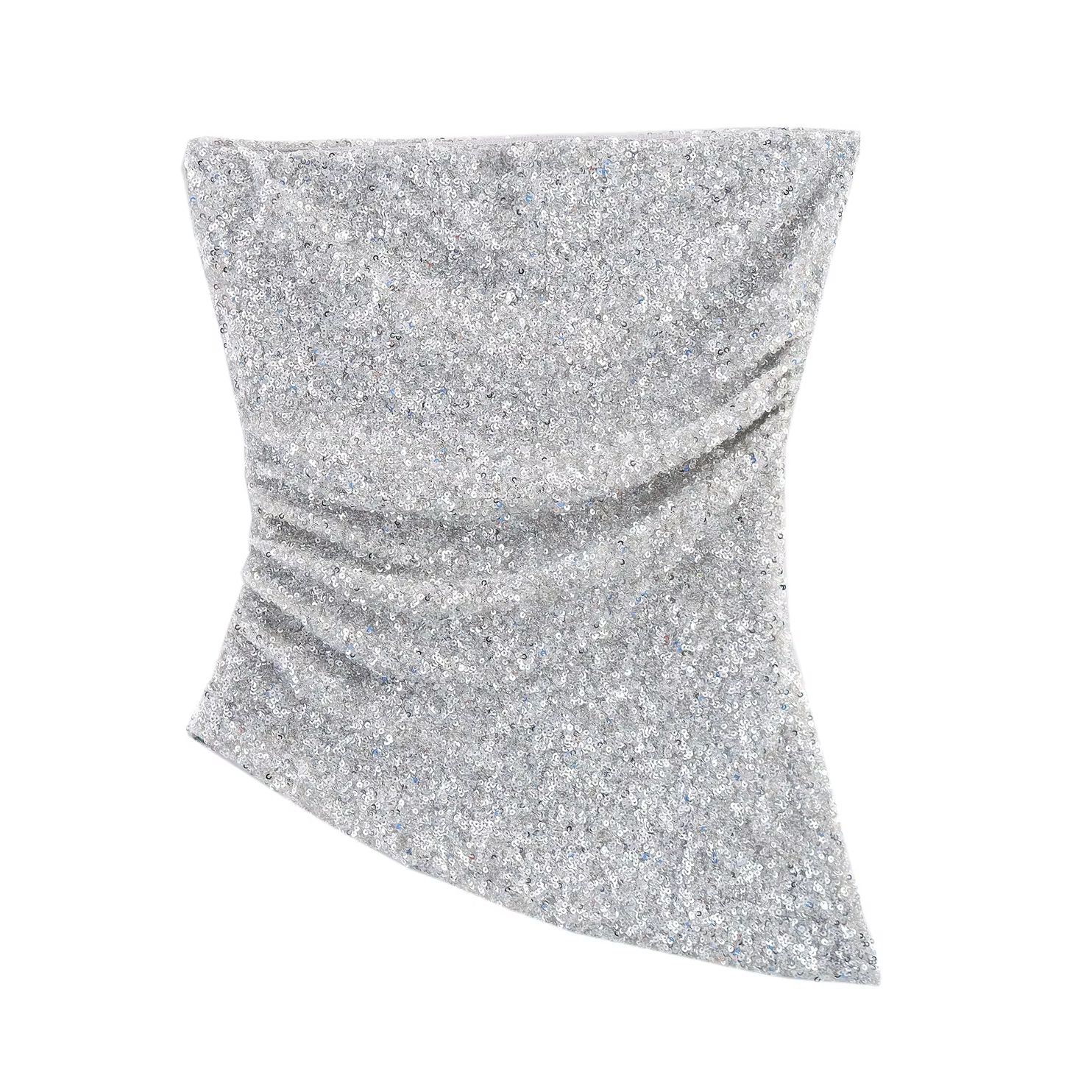 Fashion Street Night - KONDALA Atasan Wanita Model Sheath Tanpa