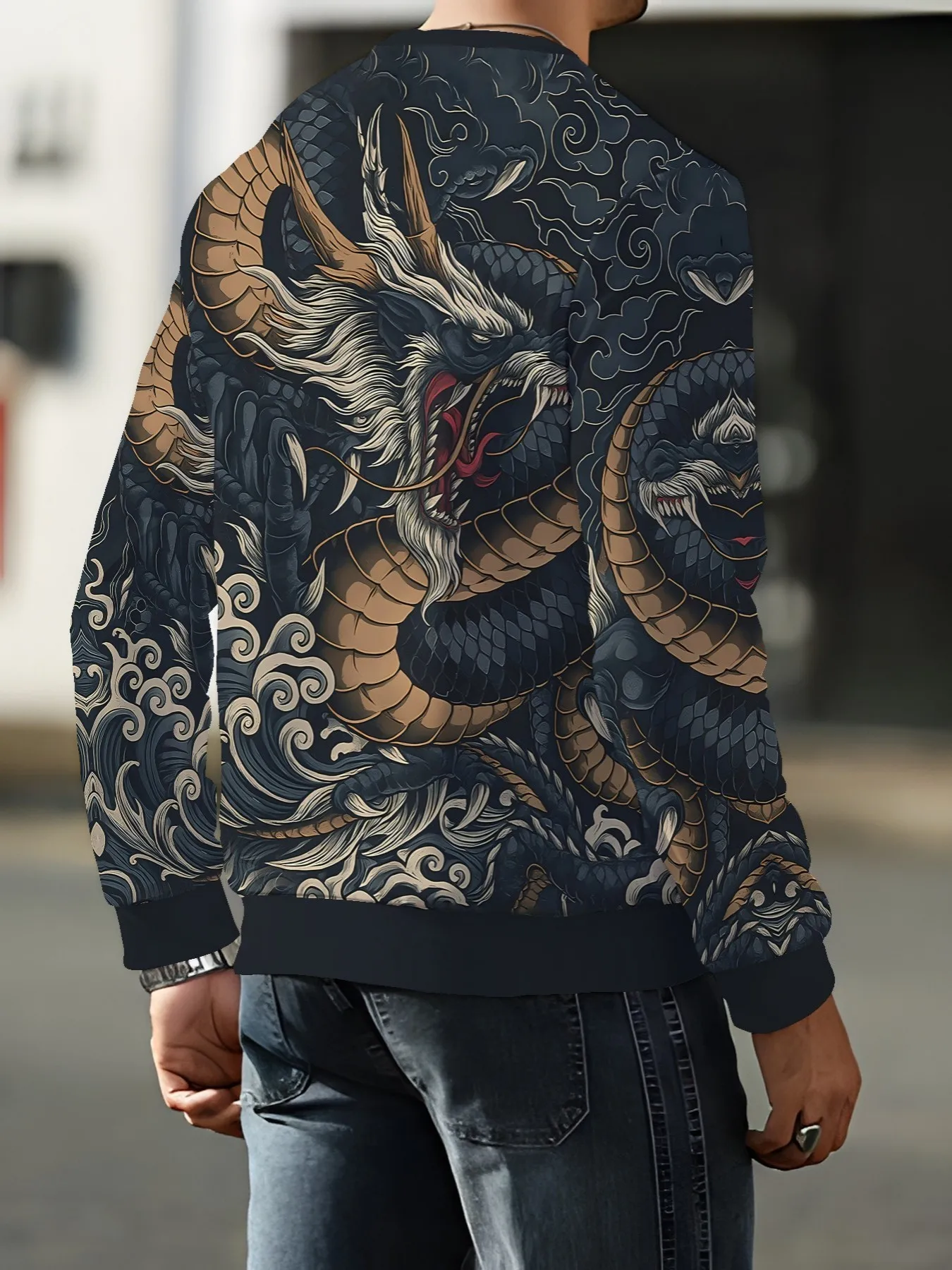 Sweatshirt Unisex Trendy Motif - Fashion Street Night ulasan dan harga